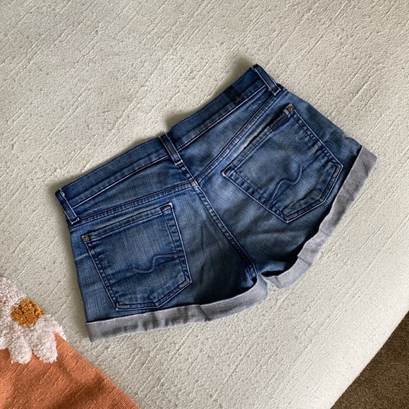 🌼 7 For all mankind shorts women’s size 27 - Picture 10 of 10